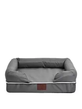 Image of Bunty Cosy Couch Pet Bed Grey - Medium