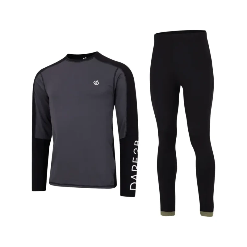 Image of Dare 2b Dare 2b Men Exchange Iii Ski Base Layer Set in Charcoal Size: X-Small Charcoal XS Male 5063019856919