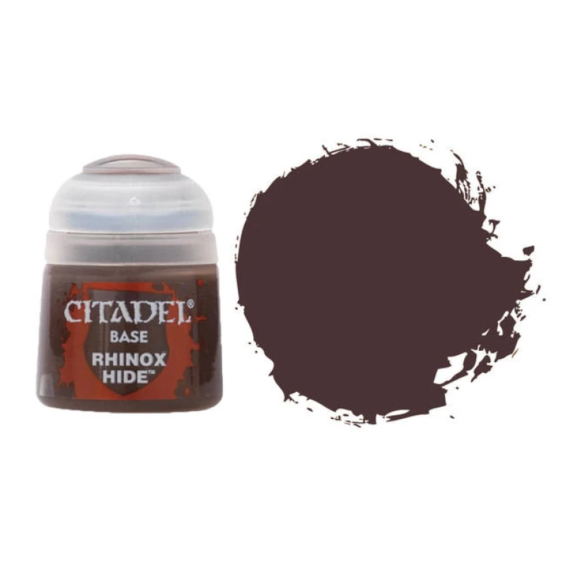 Image of Citadel Games Workshop Colour Base: Rhinox Hide (12ml) Paint Multi