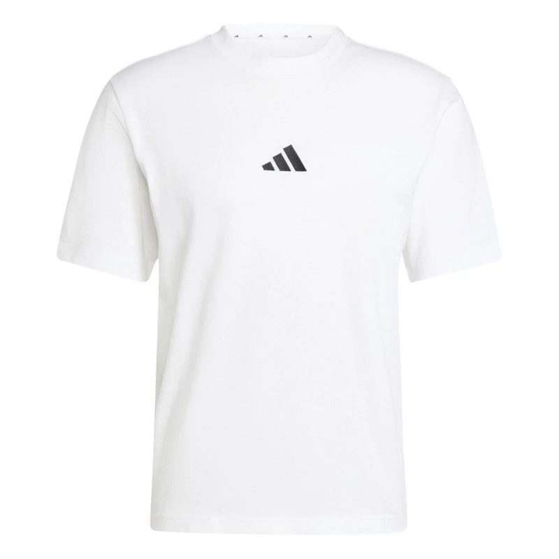Image of adidas Essentials Single Jersey Logo T-Shirt Mens - White White L