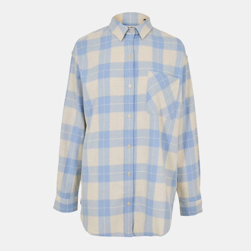 Image of Jack Wills Check Flannel Shirt - Grey Grey 6