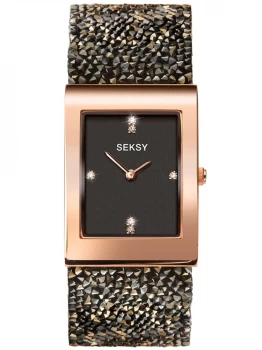 Image of Seksy Black Fashion Watch - 2653