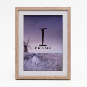 Image of iFrame Wood Effect Photo Frame 5" x 7"