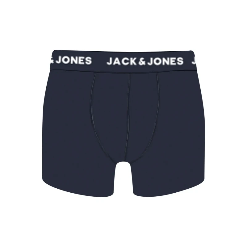 Image of Jack and Jones Solid Mens 10-Pack Boxer Trunks - Blue Blue L