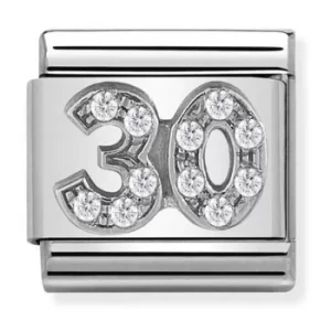 Image of Nomination CLASSIC Silvershine 30 Charm 330304/21