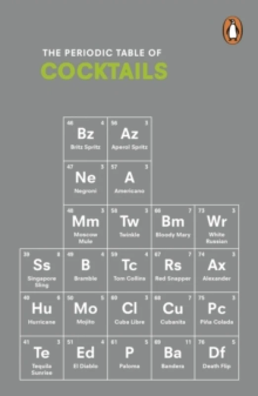 Image of The Periodic Table of COCKTAILS Paperback / softback