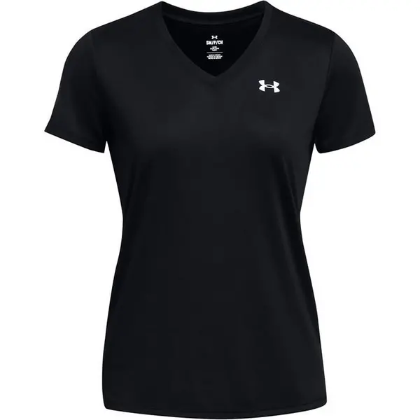 Image of Under Armour Tech Solid T Shirt Ladies - Black 8
