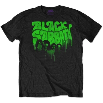 Image of Black Sabbath - Graffiti Unisex Medium T-Shirt - Black