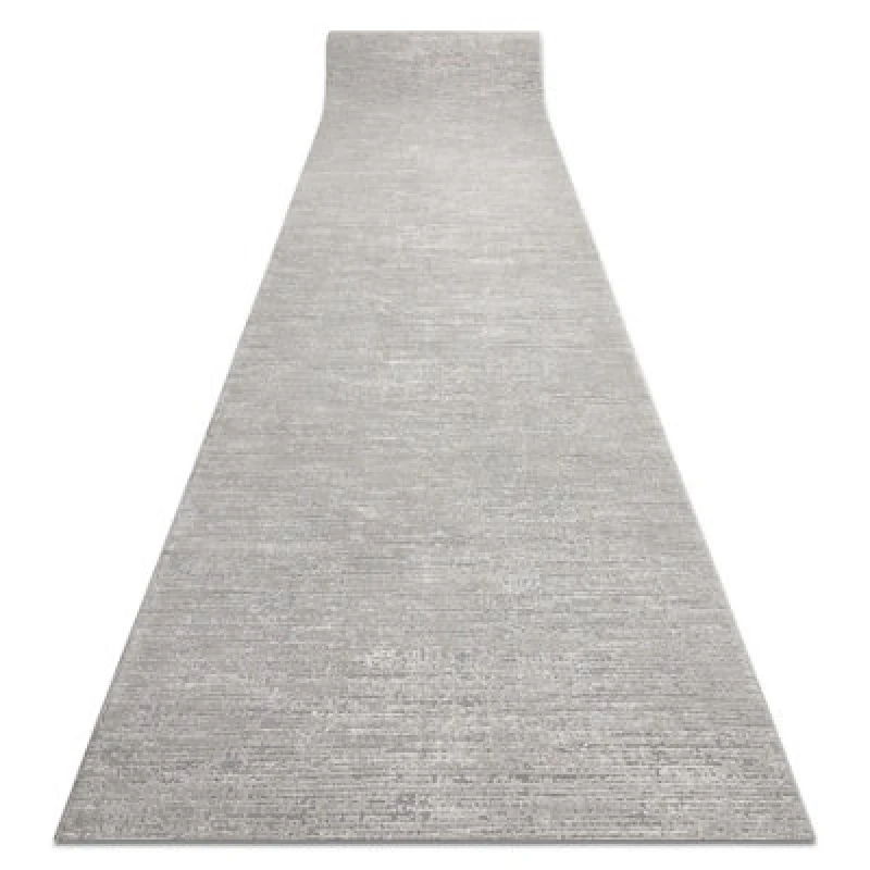 Image of RugsX Modern Runner Tuls 51248 Structural, Melange Grey 60 Cm 60X130 Cm
