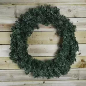Image of 90cm Diameter Plain Green Luxury Imperial Pine Christmas Door Wreath