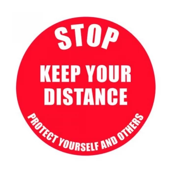 Image of Social Distance Marker Keep Your Distance 235mm SDM01