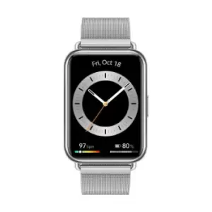 Image of Huawei WATCH Fit 2 Elegant 4.42cm (1.74") 33mm AMOLED Silver GPS (satellite)