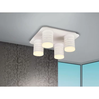 Image of Schuller Vika - Integrated LED Flush Ceiling Light White
