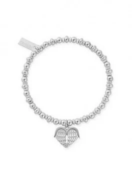 Image of Chlobo Chlobo Sterling Silver Didi Sparkle Heavenly Heart Bracelet
