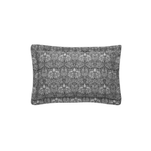 Image of William Morris Crown Imperial Oxford Pillowcase, Charcoal