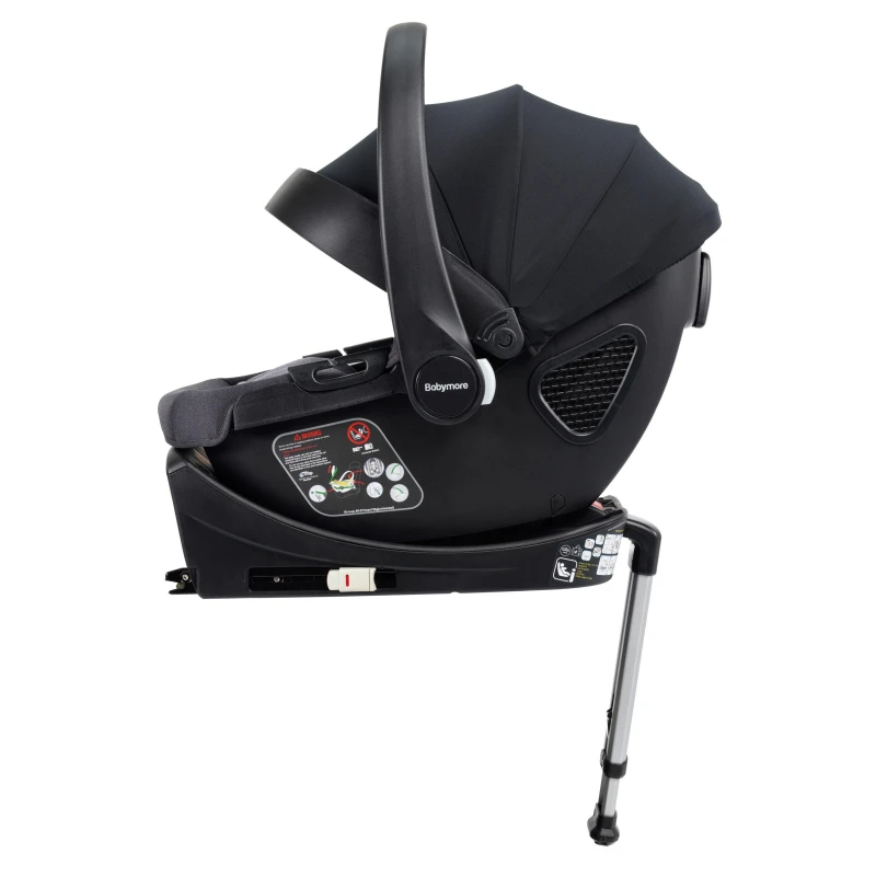 Image of Babymore Coco i-Size Baby Car Seat with Isofix Base Black unisex 71x35x44