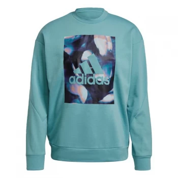Image of adidas U4U Soft Knit Sweatshirt Womens - Mint Ton