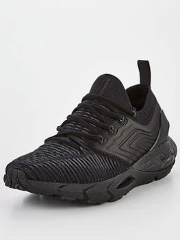 Image of Under Armour Running Hovr Phantom 2 Intelliknit Trainers - Black/Grey, Size 7, Men