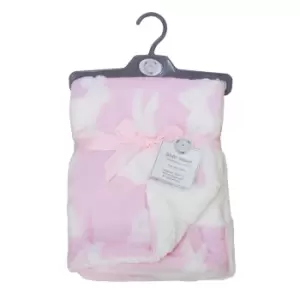 Image of Snuggle Baby Babies Rabbit Wrap (75 x 100cm) (Pink)