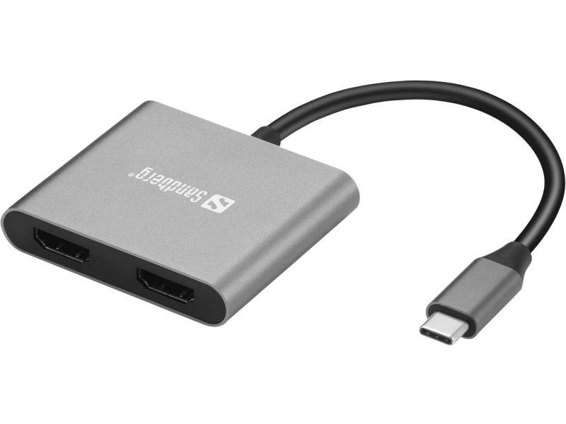 Image of Sandberg USB-C Dock 2xHDMI+USB+PD