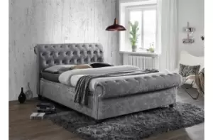 Image of Birlea Castello 6ft Super Kingsize Steel Fabric Side Ottoman Bed