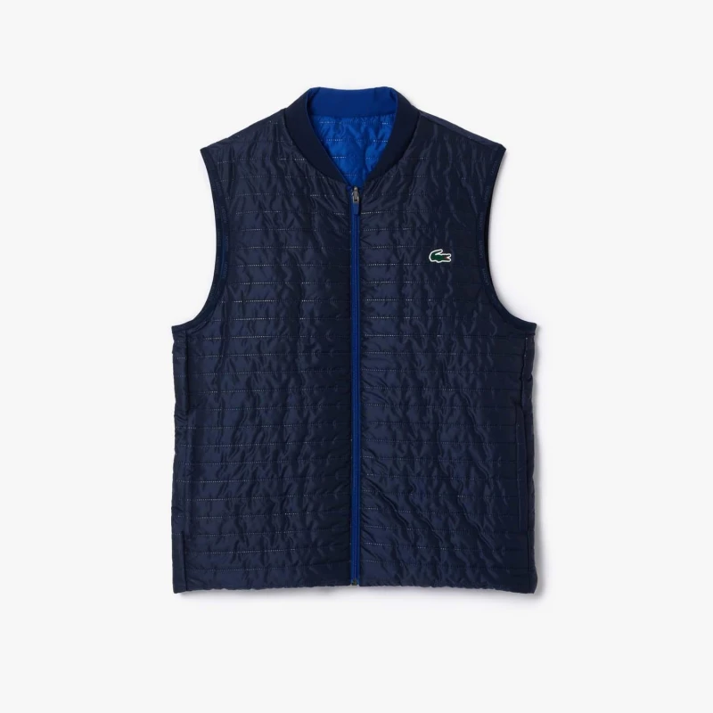 Image of Lacoste Sport Reversible Vest - Blue Blue L