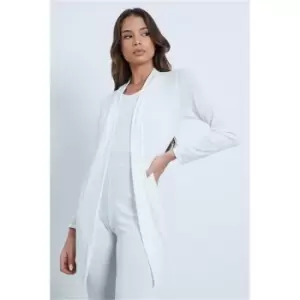 Image of I Saw It First Melange Cardigan - White
