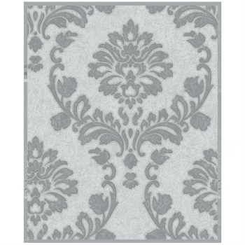 Image of Boutique Dynasty Wallpaper - Silver