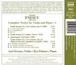 Image of George Enescu: Complete Violin Sonatas, Vol. 1 (Music CD)