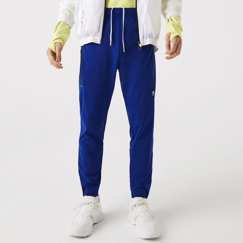 Image of Lacoste Sport Zip Pockets Tapered Tracksuit Bottoms Multi Colour male XS