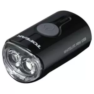 Image of Topeak White Lite Mini USB Front Light - Black