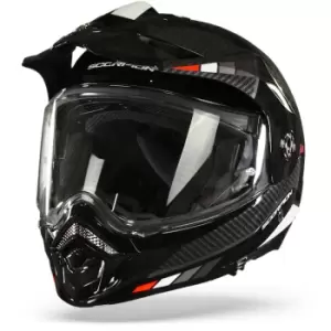 Image of Scorpion Adx-2 Camino Black-Silver-Red S