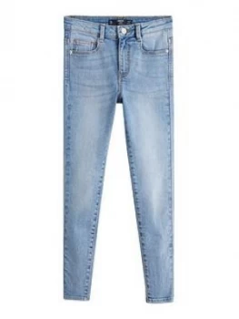 Image of Mango Girls Skinny Jeans - Mid Blue