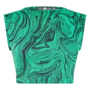 Image of Daisy Street Crop Vest - Green