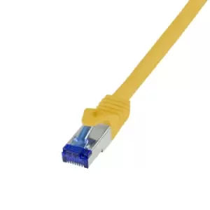 Image of LogiLink C6A037S networking cable Yellow 1m Cat6a S/FTP (S-STP)