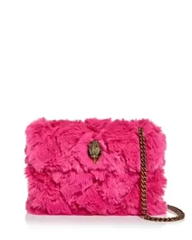 Image of Kurt Geiger London Kensington Medium Faux Fur Crossbody