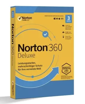 Image of Norton 360 Deluxe, 25 GB cloud backup, 3 devices 1 year NO SUBSCRIPTION