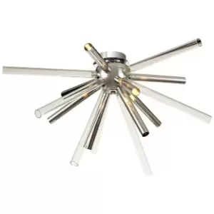 Image of Semi-Flush 8 Light G9, Clear & Chrome, Polished Chrome - Luminosa Lighting