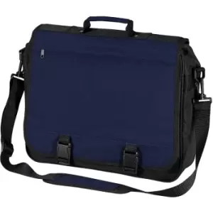Image of Portfolio Briefcase Bag (15 Litres) (One Size) (French Navy) - Bagbase