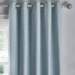 Image of Telford Duck Egg Eyelet Curtains Duck Egg (Blue)