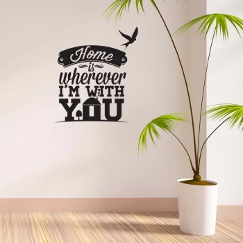 Image of YS-43 Black Decorative Wall Sticker