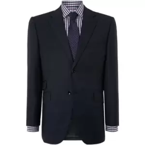 Image of Howick Tailored Crawford birdseye suit jacket - Blue