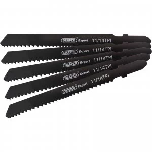 Image of Draper Expert 5 Piece DT118B Jigsaw Blade Set