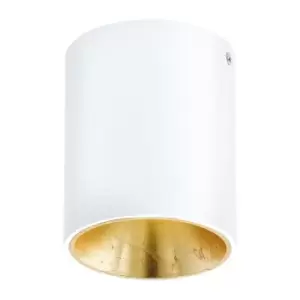 Image of Wall / Ceiling Light White & Gold Round Downlight 3.3W Built in LED