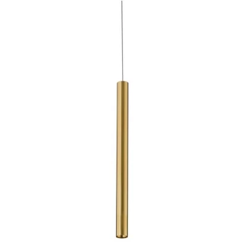 Image of Fan Europe Lighting - Fan Europe Oboe - Integrated LED Slim Aluminium Pendant, Gold, 4000K