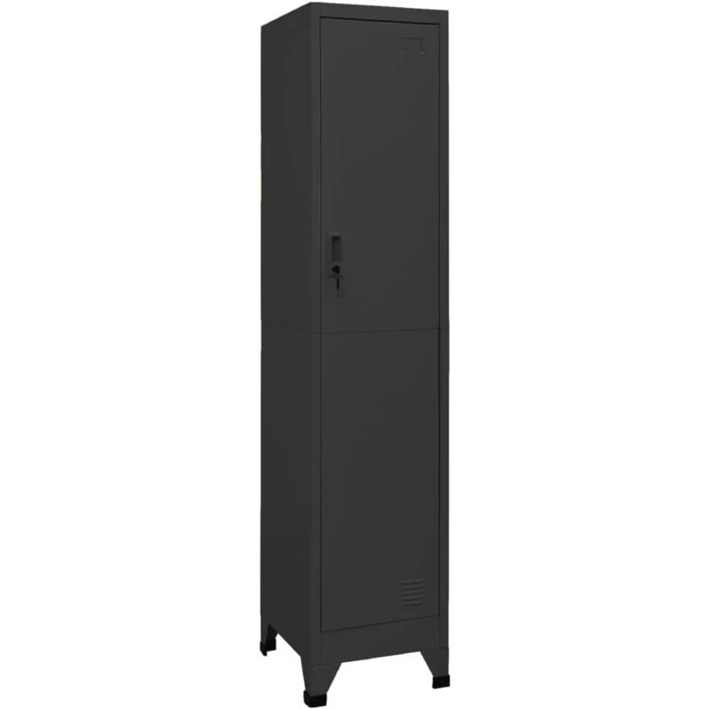 Image of VIDAXL Locker Cabinet Anthracite 38x45x180cm Steel Vidaxl 8720286700815