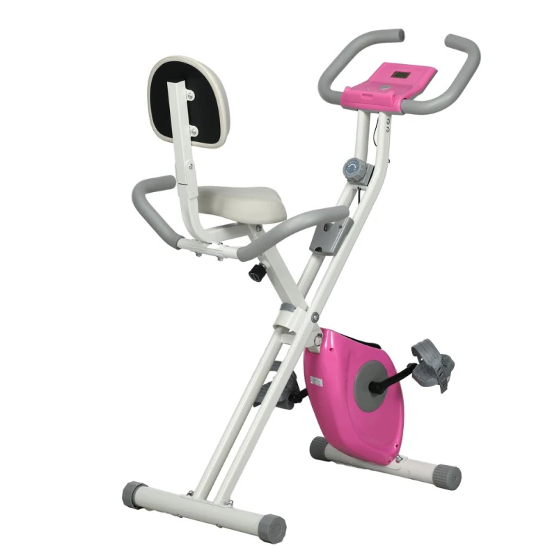Image of HOMCOM Folding Exercise Bike w/ Adjustable Magnetic Resistance - Seat Height TJ Hughes 5056725523879