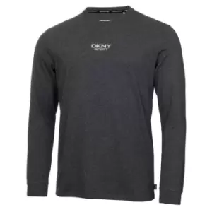 Image of DKNY Golf Liberty Long Sleeve T-Shirt Mens - Grey