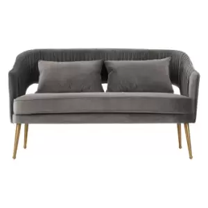 Image of Hendricks Velvet Sofa Blue