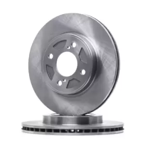 Image of RIDEX Brake disc Front Axle 82B2025 Brake rotor,Brake discs SUZUKI,SWIFT V (AZ),Baleno II Schragheck (FW, EW)